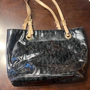 Michael Kors Black MK signature bag- 2011